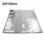 New Thermal Camping Mat Ultralight Waterproof Insulation Foam Foil Mat Tent Footprint Reflecting Heat Sleeping Pad Outdoor