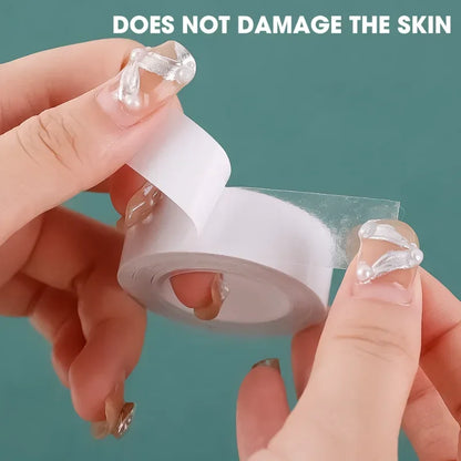Double Sided Body Tape Self-Adhesive Bra Clothes Dress Shirt Secret Sticker Clear Lingerie Tape Anti-naked Invisible Chest Patch