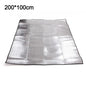 New Thermal Camping Mat Ultralight Waterproof Insulation Foam Foil Mat Tent Footprint Reflecting Heat Sleeping Pad Outdoor