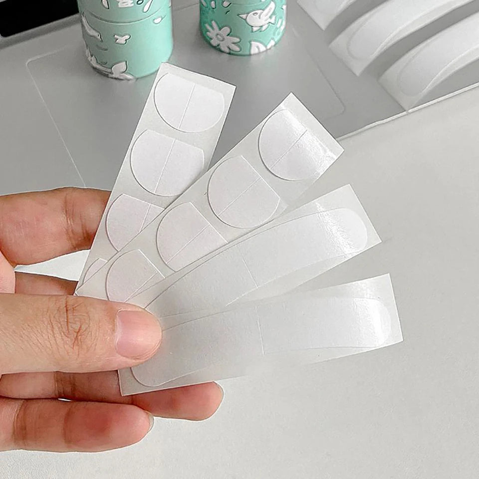 50pcs Double Sided Lingerie Clothes Tape Invisible Transparent Clothing Body Clear Tape Easy Tear Off For Women For Dress