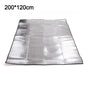 New Thermal Camping Mat Ultralight Waterproof Insulation Foam Foil Mat Tent Footprint Reflecting Heat Sleeping Pad Outdoor