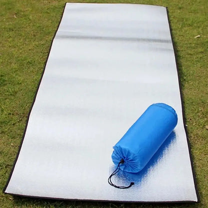 New Thermal Camping Mat Ultralight Waterproof Insulation Foam Foil Mat Tent Footprint Reflecting Heat Sleeping Pad Outdoor
