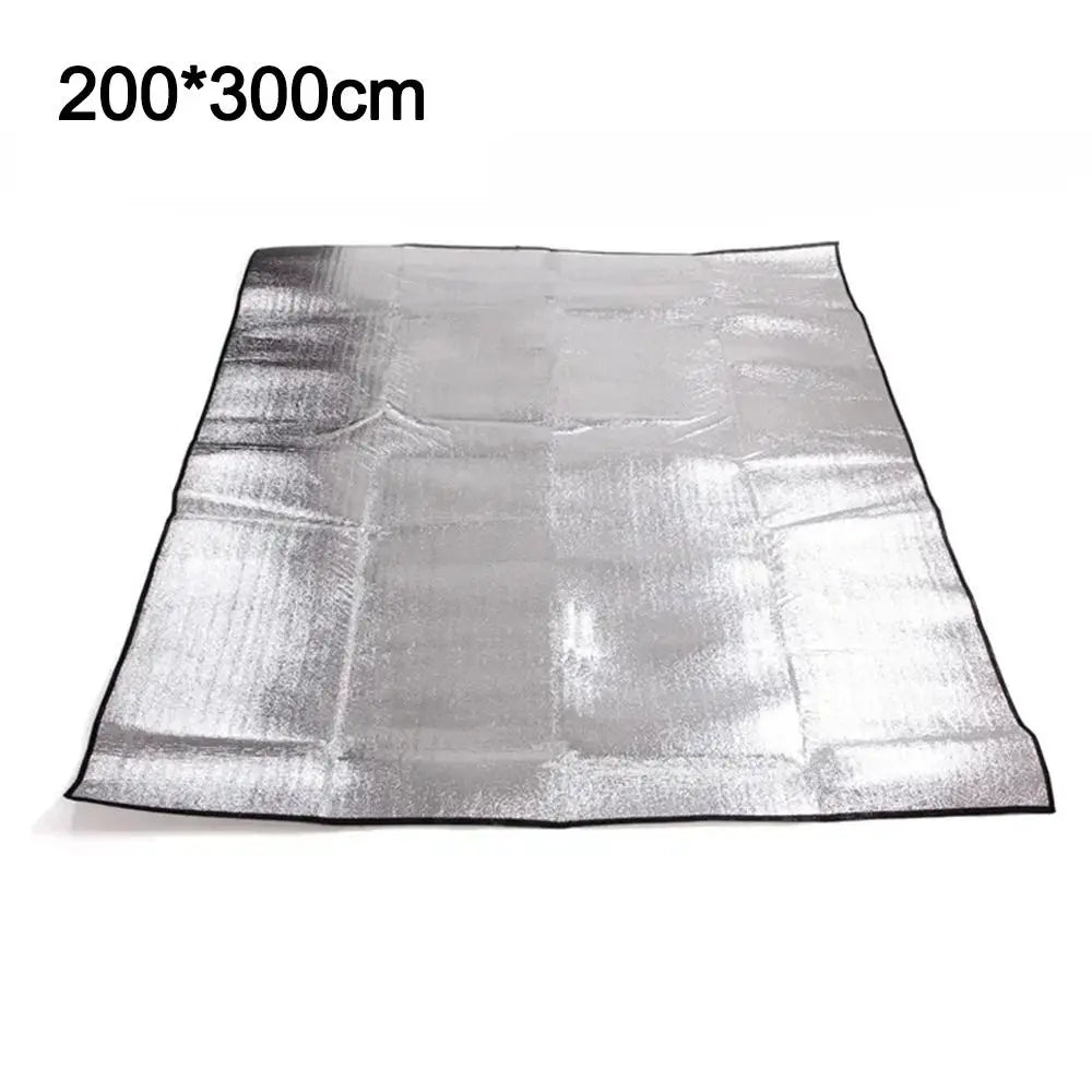 New Thermal Camping Mat Ultralight Waterproof Insulation Foam Foil Mat Tent Footprint Reflecting Heat Sleeping Pad Outdoor