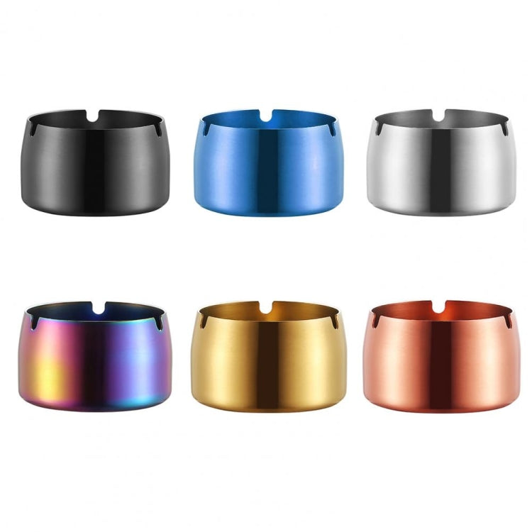 Thickened Stainless Steel Ashtray Windproof And Drop-Proof Ashtray,