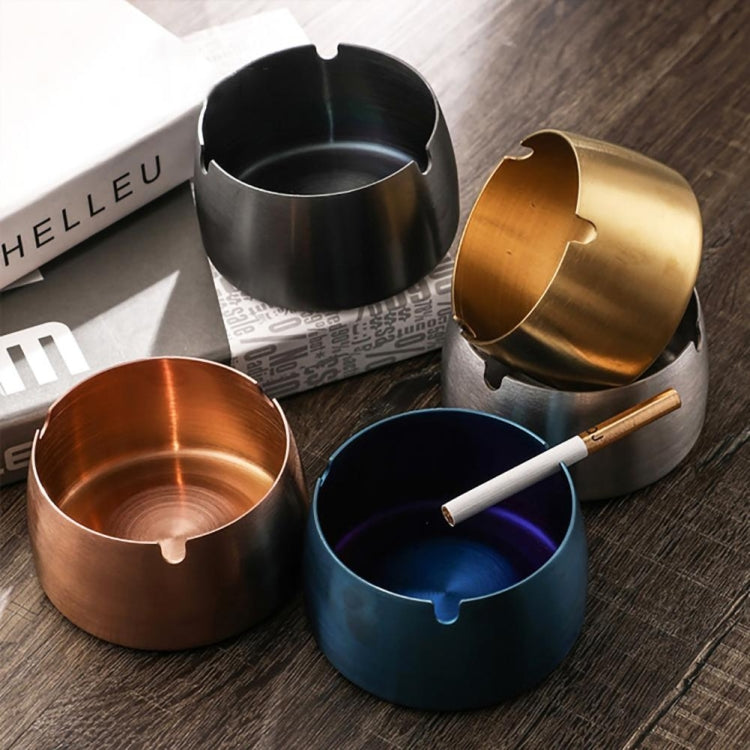 Thickened Stainless Steel Ashtray Windproof And Drop-Proof Ashtray,
