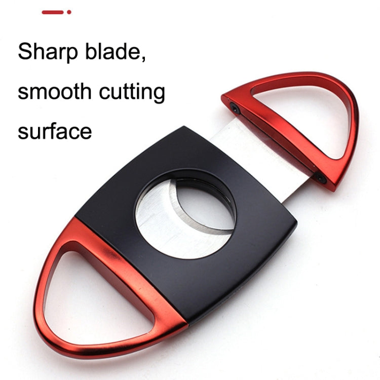Portable Metal Thickened Cigar Cutter Stainless Steel Tobacco