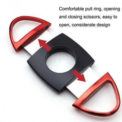 Portable Metal Thickened Cigar Cutter Stainless Steel Tobacco