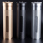 Metal Humidor Cigar Tube Humidifier Storage Bin Humidity