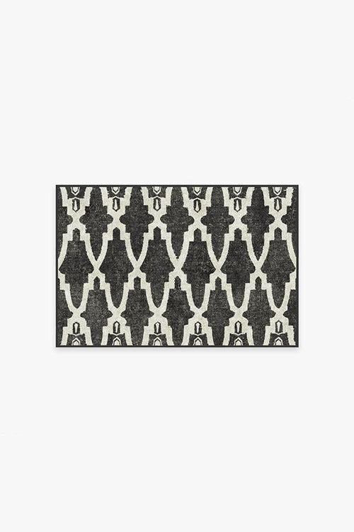 Soraya Trellis Black Rug