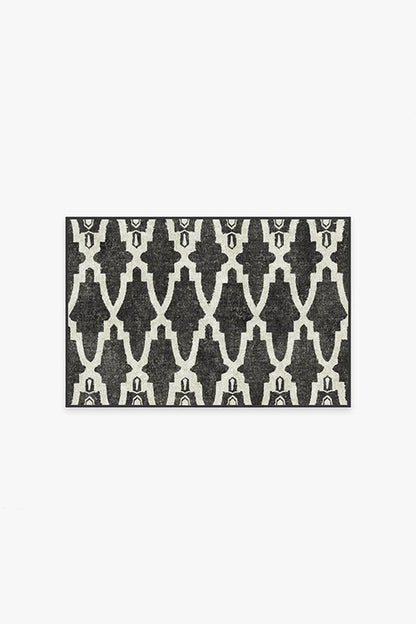 Soraya Trellis Black Rug
