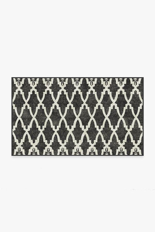Soraya Trellis Black Rug