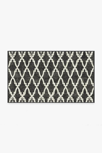 Soraya Trellis Black Rug