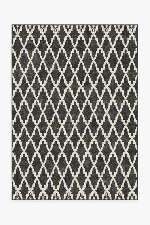 Soraya Trellis Black Rug