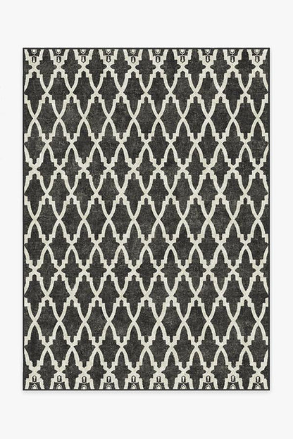 Soraya Trellis Black Rug
