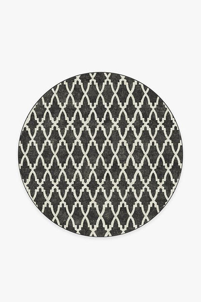 Soraya Trellis Black Rug