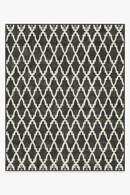 Soraya Trellis Black Rug