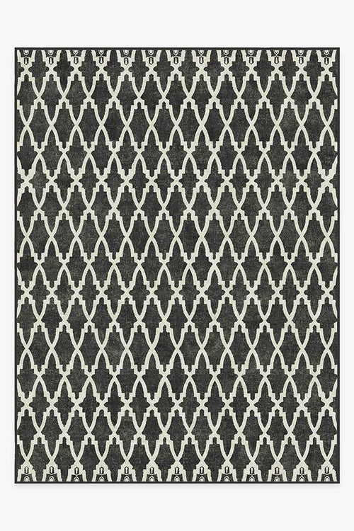 Soraya Trellis Black Rug