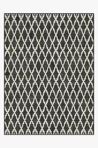 Soraya Trellis Black Rug